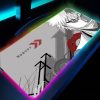 BLEACH Large RGB Mouse Pad Gaming Mousepads LED Mouse Mat Gamer Desk Mats Rubber Table Rug 1 - Anime Mouse Pad Store