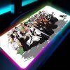 BLEACH Large RGB Mouse Pad Gaming Mousepads LED Mouse Mat Gamer Desk Mats Rubber Table Rug 14 - Anime Mouse Pad Store
