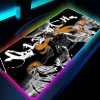 BLEACH Large RGB Mouse Pad Gaming Mousepads LED Mouse Mat Gamer Desk Mats Rubber Table Rug 5 - Anime Mouse Pad Store