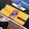 Banana Fish Mouse pad RGB PC Gamer Computer Laptop Anime Keyboard Mouse Mat Luminous Large Mousepad 1 - Anime Mouse Pad Store