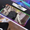 Banana Fish Mouse pad RGB PC Gamer Computer Laptop Anime Keyboard Mouse Mat Luminous Large Mousepad 15 - Anime Mouse Pad Store