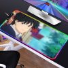 Banana Fish Mouse pad RGB PC Gamer Computer Laptop Anime Keyboard Mouse Mat Luminous Large Mousepad 20 - Anime Mouse Pad Store