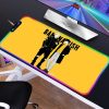 Banana Fish Mouse pad RGB PC Gamer Computer Laptop Anime Keyboard Mouse Mat Luminous Large Mousepad 5 - Anime Mouse Pad Store