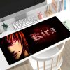Anime Death Note Mouse Pad Gaming XL Custom New Large Mousepad XXL Mouse Mat MousePads Office 10 - Anime Mouse Pad Store