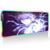 Anime Mouse Pad Rgb Hunter X Hunter Laptop Accessories Gaming Mousepad Gamer Keyboard Mat Deskmat Desk 1 - Anime Mouse Pad Store