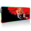 Anime Mouse Pad Rgb Hunter X Hunter Laptop Accessories Gaming Mousepad Gamer Keyboard Mat Deskmat Desk 11 - Anime Mouse Pad Store