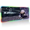 Anime Mouse Pad Rgb Hunter X Hunter Laptop Accessories Gaming Mousepad Gamer Keyboard Mat Deskmat Desk 2 - Anime Mouse Pad Store