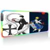 Anime Mouse Pad Rgb Hunter X Hunter Laptop Accessories Gaming Mousepad Gamer Keyboard Mat Deskmat Desk 4 - Anime Mouse Pad Store