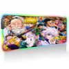 Anime Mouse Pad Rgb Hunter X Hunter Laptop Accessories Gaming Mousepad Gamer Keyboard Mat Deskmat Desk 5 - Anime Mouse Pad Store