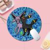 BANDAI Pokemon Small Round Kawaii Cartoon Anime Gaming Mouse Pad Keyboard Mouse Mats Deskpad Girls Writing 5 - Anime Mouse Pad Store