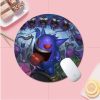 BANDAI Pokemon Small Round Kawaii Cartoon Anime Gaming Mouse Pad Keyboard Mouse Mats Deskpad Girls Writing 8 - Anime Mouse Pad Store