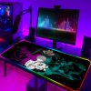 Large RGB Anime Death Note Mouse Pad Xxl Speed Gaming Computer Accessories Mousepad LED Gamers Keyboard 1 - Anime Mouse Pad Store