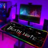 Large RGB Anime Death Note Mouse Pad Xxl Speed Gaming Computer Accessories Mousepad LED Gamers Keyboard - Anime Mouse Pad Store