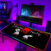 Large RGB Anime Death Note Mouse Pad Xxl Speed Gaming Computer Accessories Mousepad LED Gamers Keyboard 9 - Anime Mouse Pad Store