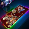 Mousepad Rgb Mouse Pad Xxl JOJO Keyboard Pc Gamer Desk Mat Gaming Accessories Cabinet Mats Anime 13 - Anime Mouse Pad Store