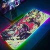 Mousepad Rgb Mouse Pad Xxl JOJO Keyboard Pc Gamer Desk Mat Gaming Accessories Cabinet Mats Anime 16 - Anime Mouse Pad Store