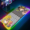 Mousepad Rgb Mouse Pad Xxl JOJO Keyboard Pc Gamer Desk Mat Gaming Accessories Cabinet Mats Anime 4 - Anime Mouse Pad Store