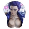 3D Mouse Pad Shinso Hitoshi My Hero Academia Anime Sexy Wrist Rest Desk MousePad Mat Gamer - Anime Mouse Pad Store