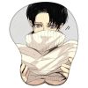 Anime Attack on Titan 3D Silicone Mousepad Mikasa Eren Levi Hange Annie Wrist Support Mouse Pad 1 - Anime Mouse Pad Store