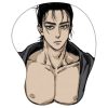 Anime Attack on Titan 3D Silicone Mousepad Mikasa Eren Levi Hange Annie Wrist Support Mouse Pad 8 - Anime Mouse Pad Store
